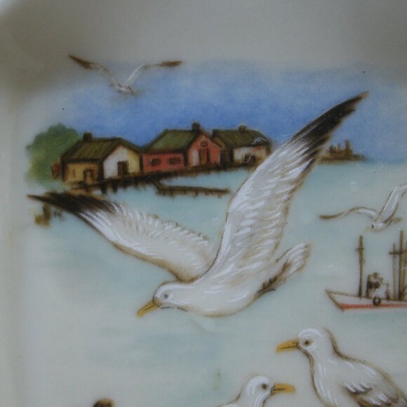 Vintage Otagiri Seagull Stoneware Spoon Rest - Picture 15 of 16